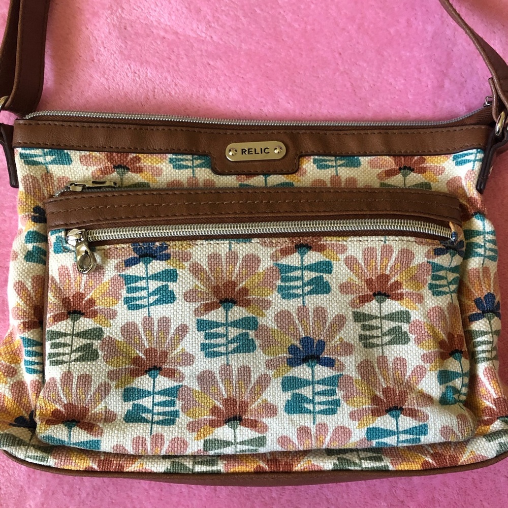 RELIC sunflower canvas bag